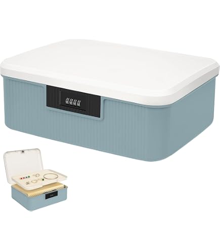 Kühlschrank-Schloss-Box, Organizer von abschließbaren Aufbewahrungsbehältern, transparent für die sichere Aufbewahrung von Medikamenten, große abschließbare Box, Lebensmittelaufbewahrung Küche, Haushalt & Wohnen