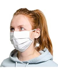 von Jungfeld &ndash; Stoff Mund Nasen Maske 100% Baumwolle unisex einfarbig 1-12 St&uuml;ck