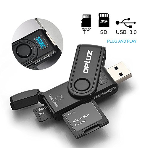 Speicherkartenleser, USB3.0 3 in 1 Kartenleser für SDXC / HC, MMC, RS-MMC, Micro SDXC / SD / SDHC Kartenleser