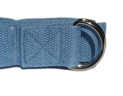 Yoga-Gurt, Yoga Gürtel von HPY active mit Metall-Verschluss (D-Ring) für effektives Yoga Training, 244×3,8cm - 2