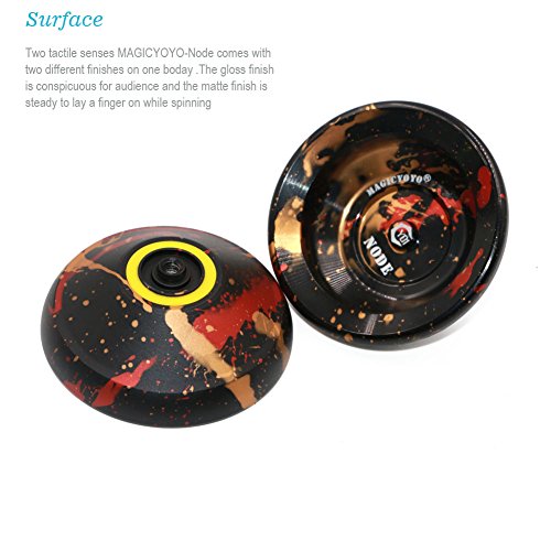 Magicyoyo Y01 NODE Pro Unresponsive Yoyo Alloy 6061 Game with Bag Gloves 5 String (Black & Red & Gold) reviews Magicyoyo Y01 NODE Pro Unresponsive Yoyo Alloy 6061 Game with Bag Gloves 5 String (Black & Red & Gold)