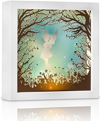 Night Light for Kids, Marmelada Lights, 3D Story in a Frame Series Pixie Fairy, LED Kids, Baby,Children Night Lamp Bookshelf, Tabletop, Bedside or Wall Hanging,Battery operated-2 months run time