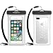 Produktbild HeySplash Wasserdichter Hülle, Universal Unterwasser TPU Handy Hüllr Beutel Tasche für iPhone X/8 Plus/8/7, Samsung S10/S10 Plus/S10e/S9 Plus/S9 Kayaking Schwimmen Bootefahren Tauchen - Weiß