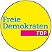 Produktbild FDP – Deutsch Politik – Buttons/Magneten/Schlüsselanhänger-Flaschenöffner (Badge (25 mm))
