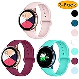 【Weiches und langlebiges Premium-Silikonmaterial】- hergestellt aus hochwertigem Silikon mit anspruchsvoller Verarbeitung, verblasst nicht leicht. Strapazierfähiges und weiches Material über das Handgelenk und fühlt sich angenehm an. Metallteile aus hypoallergenem, nickelfreiem Edelstahl.