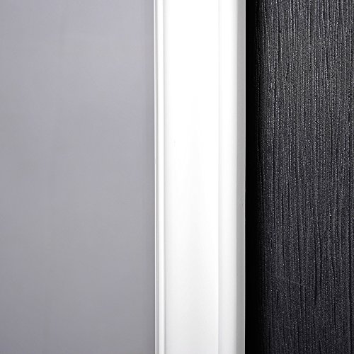 Design Wandspiegel ONDA glanz-weiß 140x50cm - 4