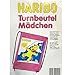 Produktbild Haribo Turnbeutel für Mädchen mit Seilspringen Goldbär Motiv Pink Polyester (1 Stck. Packung)