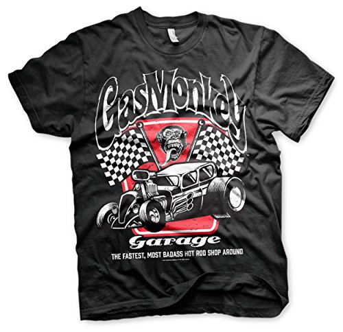 Gas Monkey Garage Garage T-shirt noir XL