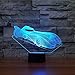 Produktbild Acrylrennen 3D LED kreative Nachtlicht Touch-Schalter 7 Farben ändern willkürlich USB-Batterie aufladen Dekoration Geburtstag Urlaub Geschenk
