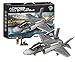 Produktbild Steinchenshop | Across The Battlefield Flugzeug F35 | 646 Stück Klemmbausteine | Noppensteine | Militär Spielzeug für Jung und Alt