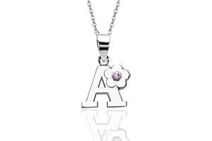 JennyWrenJewels Initial Letter A-Z Pendant Necklace | Gifts for girls birthday, christmas, party | Jewellery Gift for daughter, niece, friend, sister