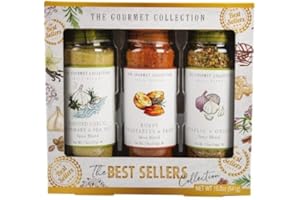 TILZ COLLECTION The Gourmet Collection - Mixed Herbs Spice, Roast Garlic, Rosemary & Sea Salt, Roast Vegetable, Onion |Chip Spice |Roast Potato Seasoning |All Purpose Seasoning |Mothers Day Cooking Gifts