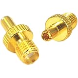 YILIANDUO RF Coax 4G LTE Antenna Adapter SMA Female to TS9 Male Straight Gold-Plated Connector for 4G LTE Antenna Hsdpa Huawe
