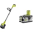 Ryobi RY18PCB-0 ONE+ Patio Cleaner with Scrubbing Brush (Bare Tool), 18 V & RB18L50 ONE+ Lithium+ 5.0Ah Battery, 18 V