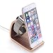 Produktbild Apple Watch Stand, SAMDI Wood iWatch Charging Stand holder 2 in 1 Function for Cell Phone and Apple Watch 38mm 42mm Series 1 Series 2 (Black Walnut)