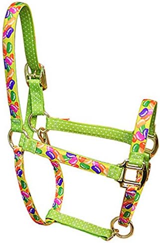 Red Haute HorsePJ Pet Products Jelly Bean Design High Fashion Premier Quality Horse Head Collar