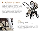Bergsteiger Rio Kombikinderwagen + Softtragetasche + Wickeltasche (10 – Teile; 8 Farben) - 8