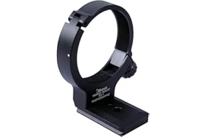 iShoot Objektiv Stativring Stativ-Halterung Stativschelle für Nikon RT-1 Nikkor AF-S 300mm F/4E PF ED VR & AF-S 70-200mm F/4G ED VR, unten ist Arca-Swiss Fit Kameraplatte Schnellwechselplatte