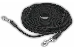 AMKA Double Lunge Lunging Line Black 14 Metres