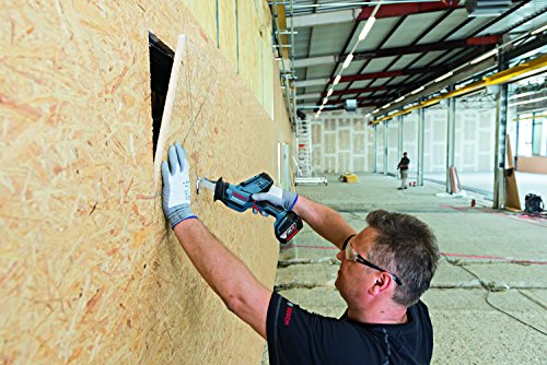 Bosch Professional GSA 18 V-LI C Akku-Säbelsäge mit 2 x 18V 5,0Ah Akku,3 SDS-Sägeblätter, Metall, Holz, L-Boxx, 06016A5002 - 2