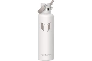 Super Sparrow Gourde Isotherme - Bouteille Isotherme - 350ml, 500ml, 750ml, 1L, 1.2L - Gourde Sport Étanche Avec Couvercle à