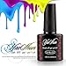 Yaoshun Top Coat Base Gel Nail Polish UV LED Soak Off Clear Color Lacquer Shiny Finish Varnish 10ML 2PCS (T+B)