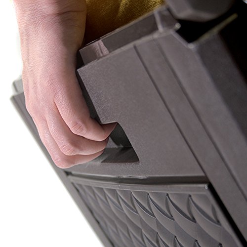 Auflagenbox MBM310-Matuba Flechtoptik in Anthrazit - 4