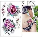 2. Coloque firmemente el tatuaje en la piel limpia y seca con la cara hacia abajo.