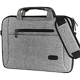 Procase 13-13,5 Zoll-Laptop-Beutel-Aktenkoffer -Kurier-Schulter-Beutel-Hülsen-Kasten für 13 „Macbook Pro Air Lebende Buch 12 13-Zoll-Ultrabook Laptop Notebook-Computer MacBook Chrome -Grau