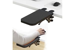 HONJIE Reposabrazos de escritorio Reposabrazos Soporte de codo Reposabrazos Plegable Extensor de escritorio Reposabrazos para codo y soporte de brazo Teclado Reposabrazos Reposabrazos de muñeca