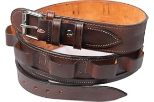 Läderpatronbä hagelgevärsbandolier ammunitionsbä Cowboy hagelgevärsbä för kaliber 12 hagelgevär patronbä kulbä