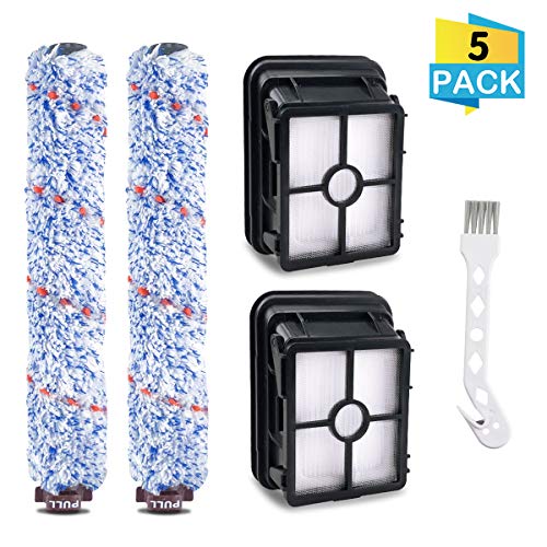 Accessoires pour Bissell Crosswave Brosse Rouleau et Filtre de Remplacement Brosse Rouleau Crosswave et Crosswave Bissell Rouleau de Brosse de Nettoyage compatible Bissell 17132 et 2225N Series (Bleu)