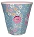 Produktbild Melamin mittlere-Tasse zweifarbig mit Wild Flower Soft Pink von Rice DK