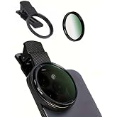 52mm Ultra Clear CPL Polarize Filtre Klipsli Telefon Lens Yansıma Azaltıcı
