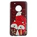 Produktbild Motorola Moto Hülle, Hozor Dünne Weiche TPU Silikon Handyhülle Schutztasche Back Cover Gemalt Geprägt Muster Schutzhülle Etui für Motorola Moto G5 Plus 5.2 Zoll - Roter Fuchs