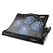 Produktbild AUKEY Laptop Kühler 12-17 Zoll Ständer 5 Stufen Verstellbar, 4 Lüfter mit LEDs, 2 USB Ports, Cooling Pad Notebook Cooler Kühlpad (CP-R2)