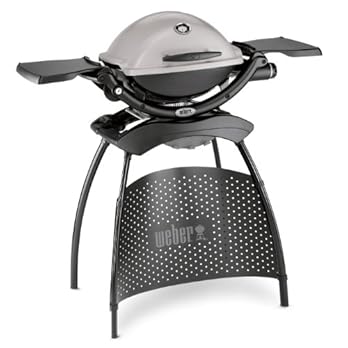 Weber Q1200 Stand Granite Gray Gasgrill
