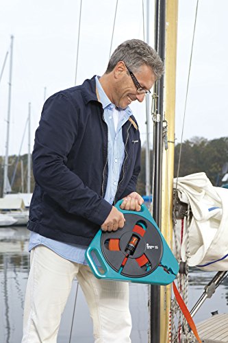 Gardena 756-20 Flachschlauch Roll-Fix, mit Kassette, einsatzfertig, Sicherheitsautomatik, Kompakt, inkl. Spritze (Schlauchlänge: 15m, Schlauchdurchmesser: 12mm, Schlauch mit Anschlussgeräten: Ja) - 3