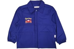 PRIMO DELLA CLASSE Grembiule a Casacca Scolastico, Blu, per Bambino e Ragazzo, Scuola Elementare