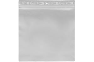 UNIVERS GRAPHIQUE lot de 10 ex - Pochette Sachet avec fermeture par ZIP 200 X 200 mm Idéal pour les liquides en avion, aéroport Format Avion