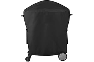 Blackhoso Housse de Protection pour Barbecue à gaz Weber Q100 Q120 Q1000 Q1200 Q200 Q220 Q2000 Q2200 Q2400 Série 600D Waterpoorf BBQ Weber 7113