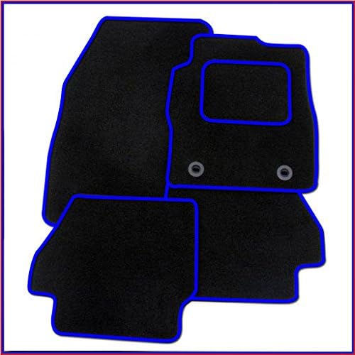 CIVIC 91-95 BLACK &amp; BLUE TRIM TAILORED CAR MATS