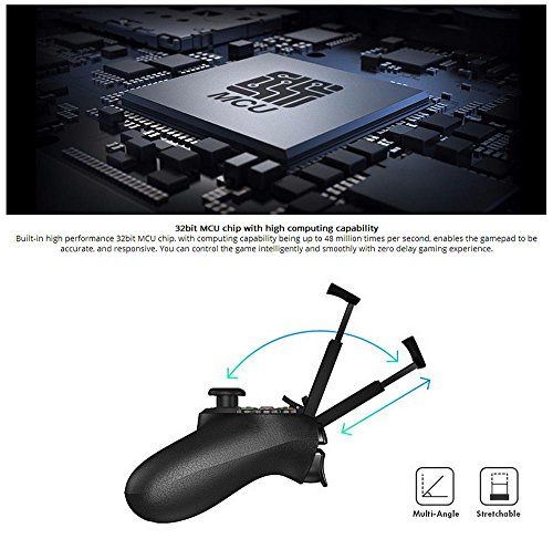 GameSir T1s Gamepad Wireless Bluetooth Controller Android Gamepad 2.4 GHz Bluetooth 4.0 per Android Smartphone / Windows PC / PS3