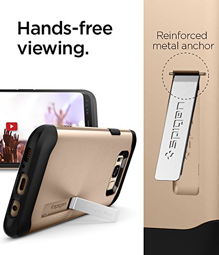 Spigen SGP Funda Slim Armor Champagne Gold para Galaxy S8 reviews Spigen SGP Funda Slim Armor Champagne Gold para Galaxy S8