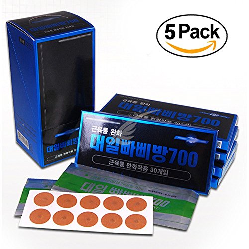 daeil Magnetic Patches 30 PCS, Schmerzlinderung Body Gesundheit Magnet natur Therapie Korea