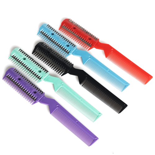 Hair Razor Grooming Comb With Blades For Trimming Thinning For Hairdressing DIY