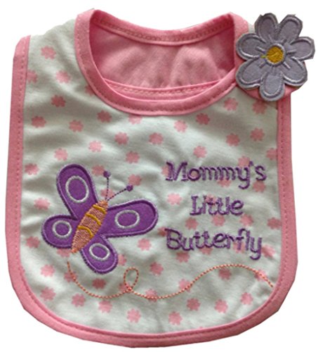 JT-Amigo 9er Set Baby Mädchen Lätzchen, Baumwolle, Wasserdicht, verschiedene Motive - 4