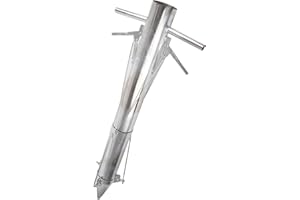 NATUDECO Trapiantatrice Per Piantine Strumento Per Trapiantare Il Giardino Piantatrice Per Piantine in Acciaio Inossidabile Trapiantatrice Manuale Per Piante Per Giardinaggio in Serra(Doppia maniglia)