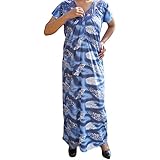 Indiatrendzs Women Nighty Hosiery Printed Sleepwear Nightgowns (Chest : 40)