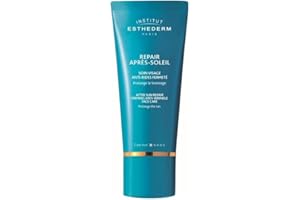 INSTITUT ESTHEDERM PARIS Institut Esthederm - Repair Après Soleil - Soin Visage Anti-rides et Fermeté - Répare et Hydrate - Apaise les Expositions Intenses, les Coups de Soleil - Tube 50ml